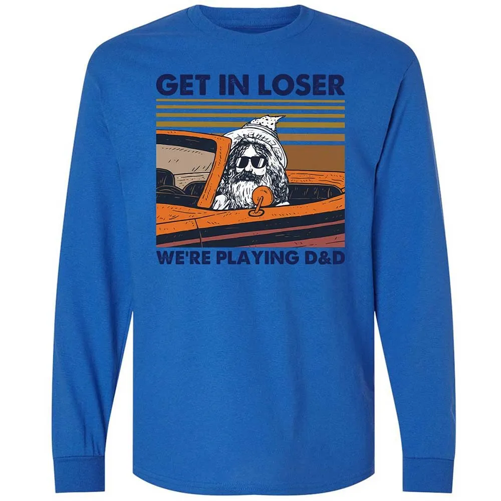 Get in Loser Long Sleeve T-Shirt - Royal - 7