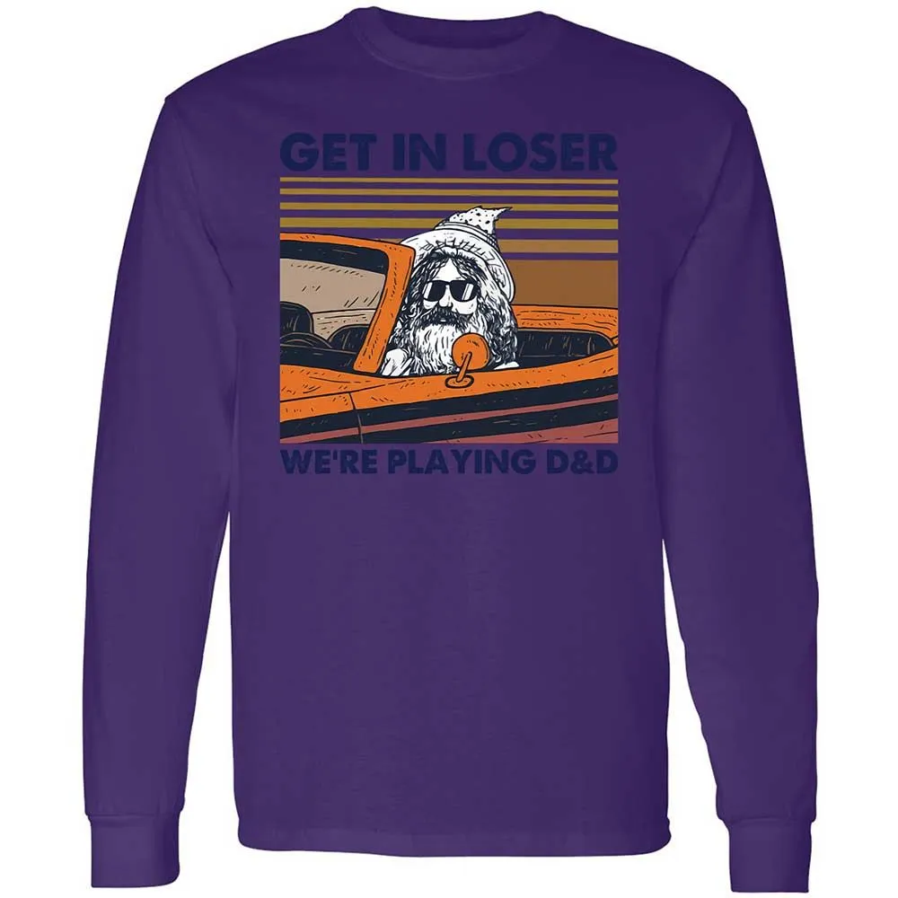 Get in Loser Long Sleeve T-Shirt - Purple - 9