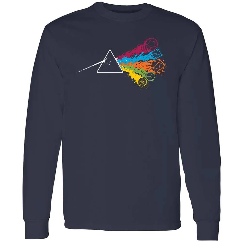 Dark Side Of The Dices Long Sleeve T-Shirt - Navy - 2