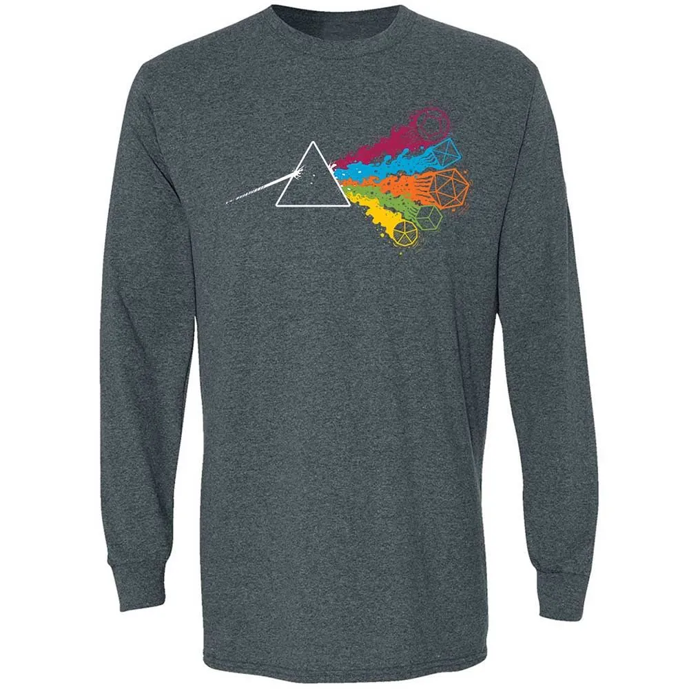 Dark Side Of The Dices Long Sleeve T-Shirt - Dark Heather - 5