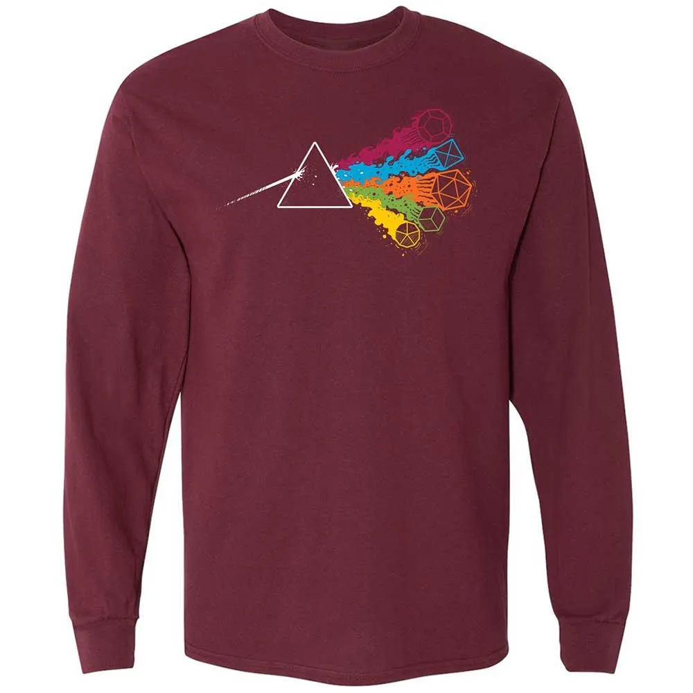 Dark Side Of The Dices Long Sleeve T-Shirt - Maroon - 6