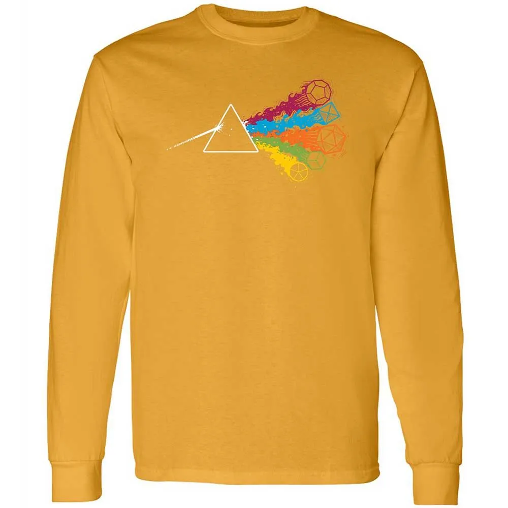 Dark Side Of The Dices Long Sleeve T-Shirt - Gold - 13