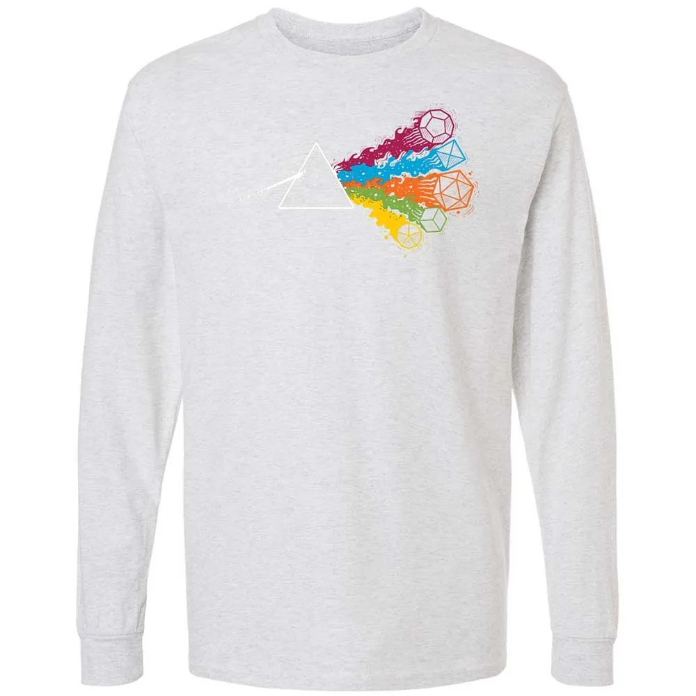 Dark Side Of The Dices Long Sleeve T-Shirt - Ash - 14