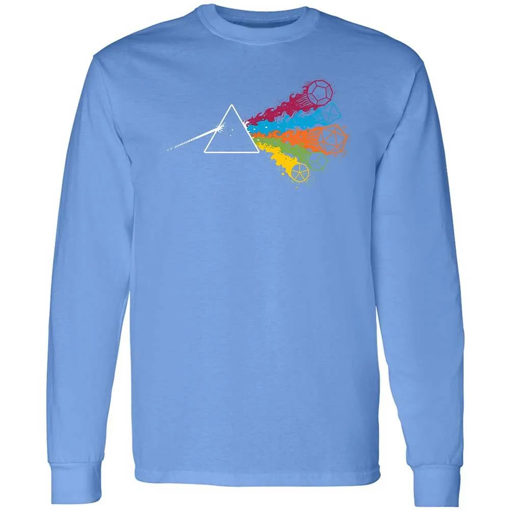 Dark Side Of The Dices Long Sleeve T-Shirt - Carolina Blue - 15