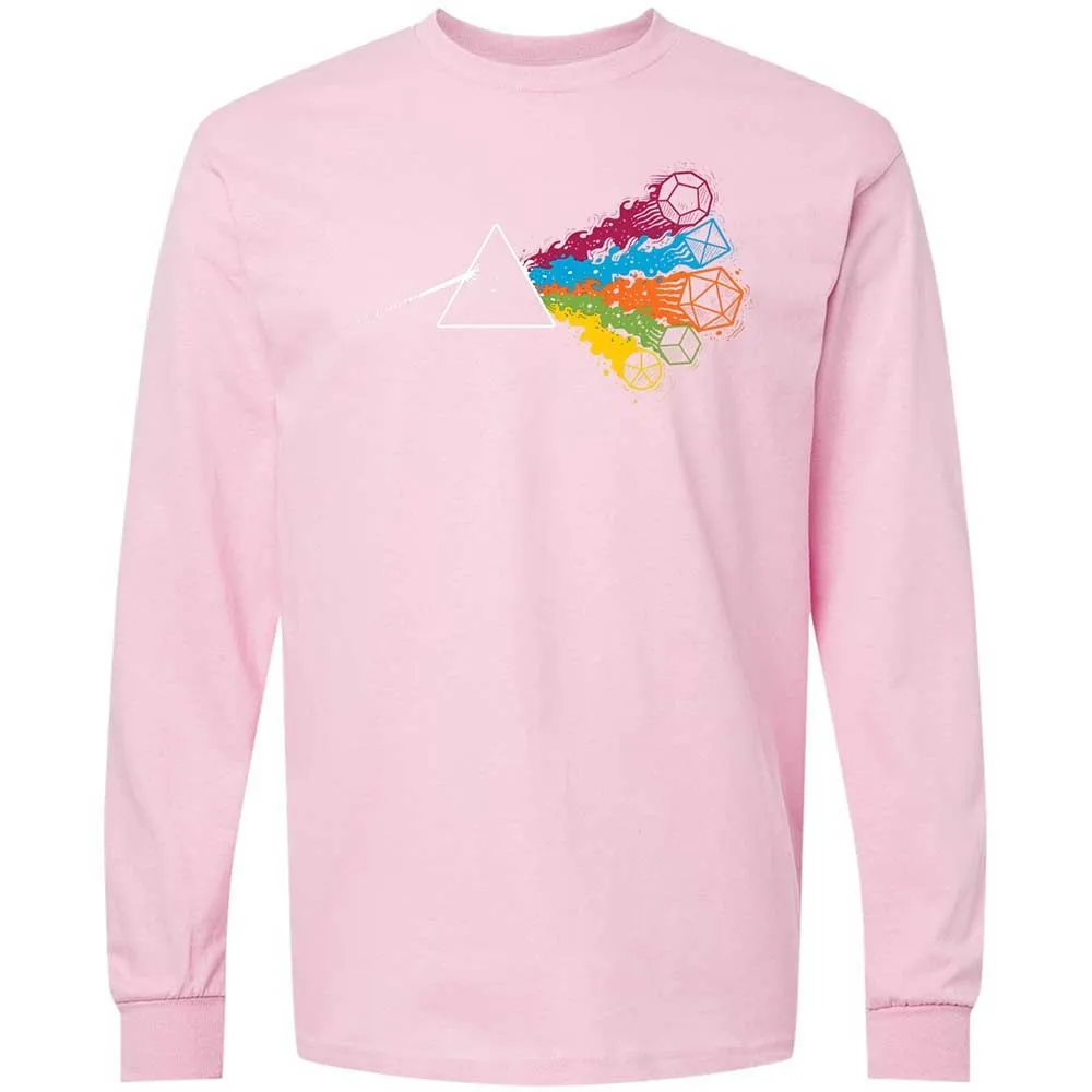 Dark Side Of The Dices Long Sleeve T-Shirt - Light Pink - 16