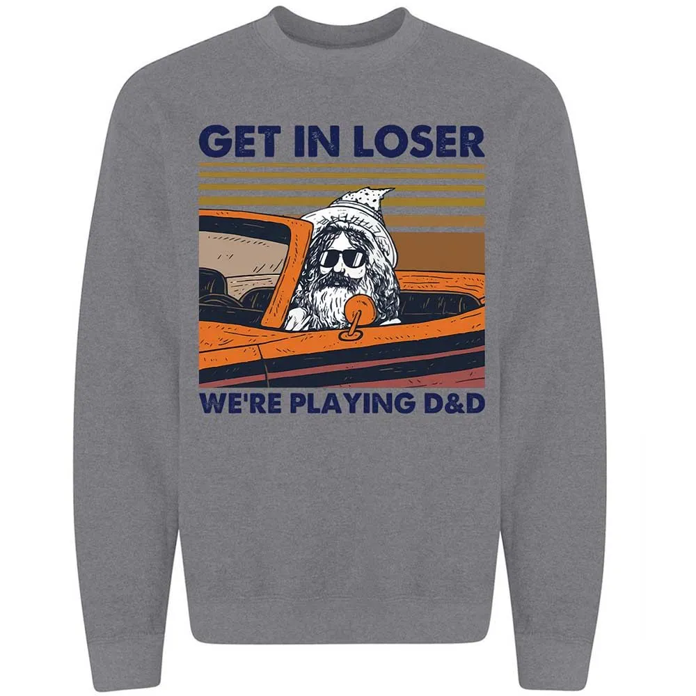 Get in Loser Classic Unisex Sweatshirt - Graphite Heather - 19