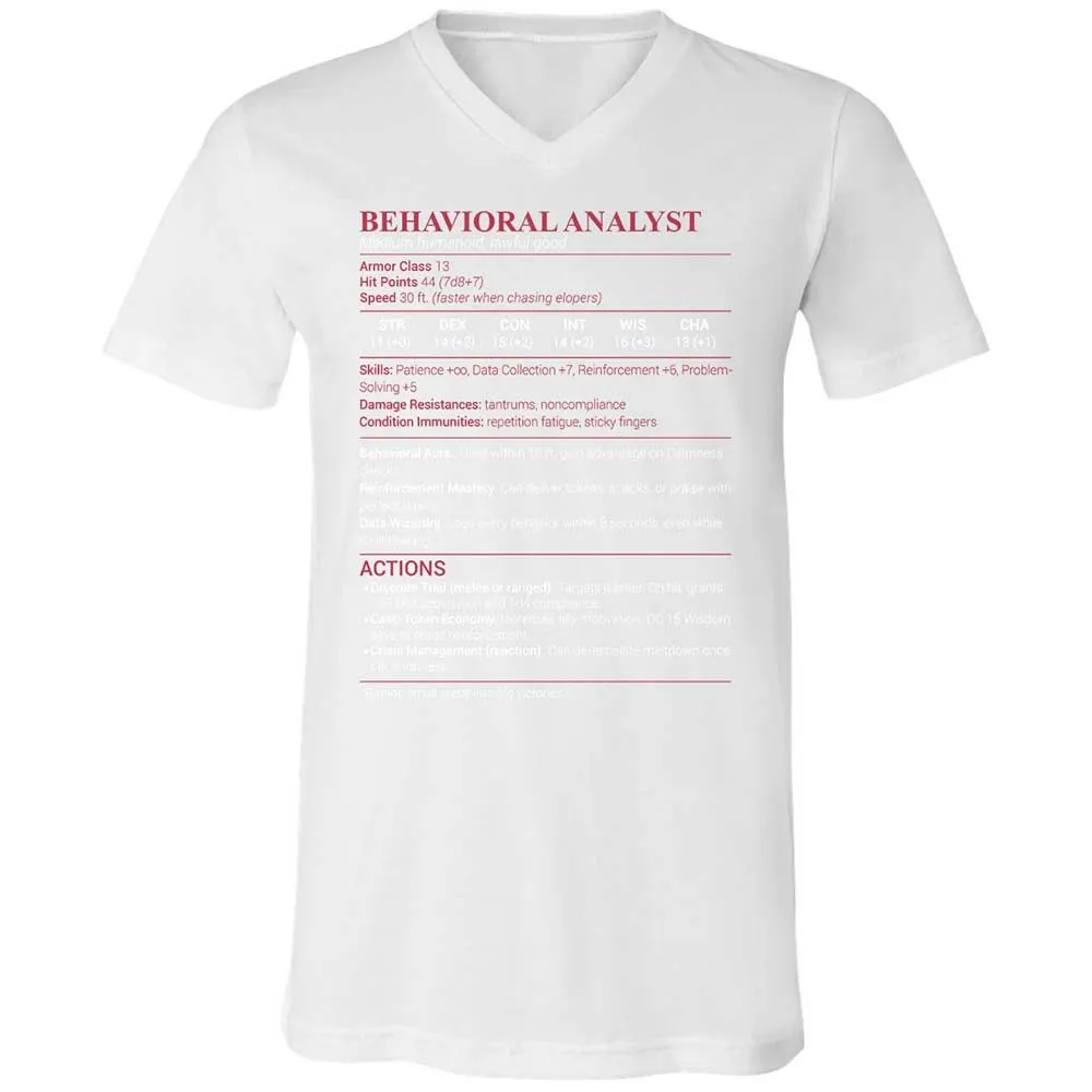 Behavioral Analyst - White - 16