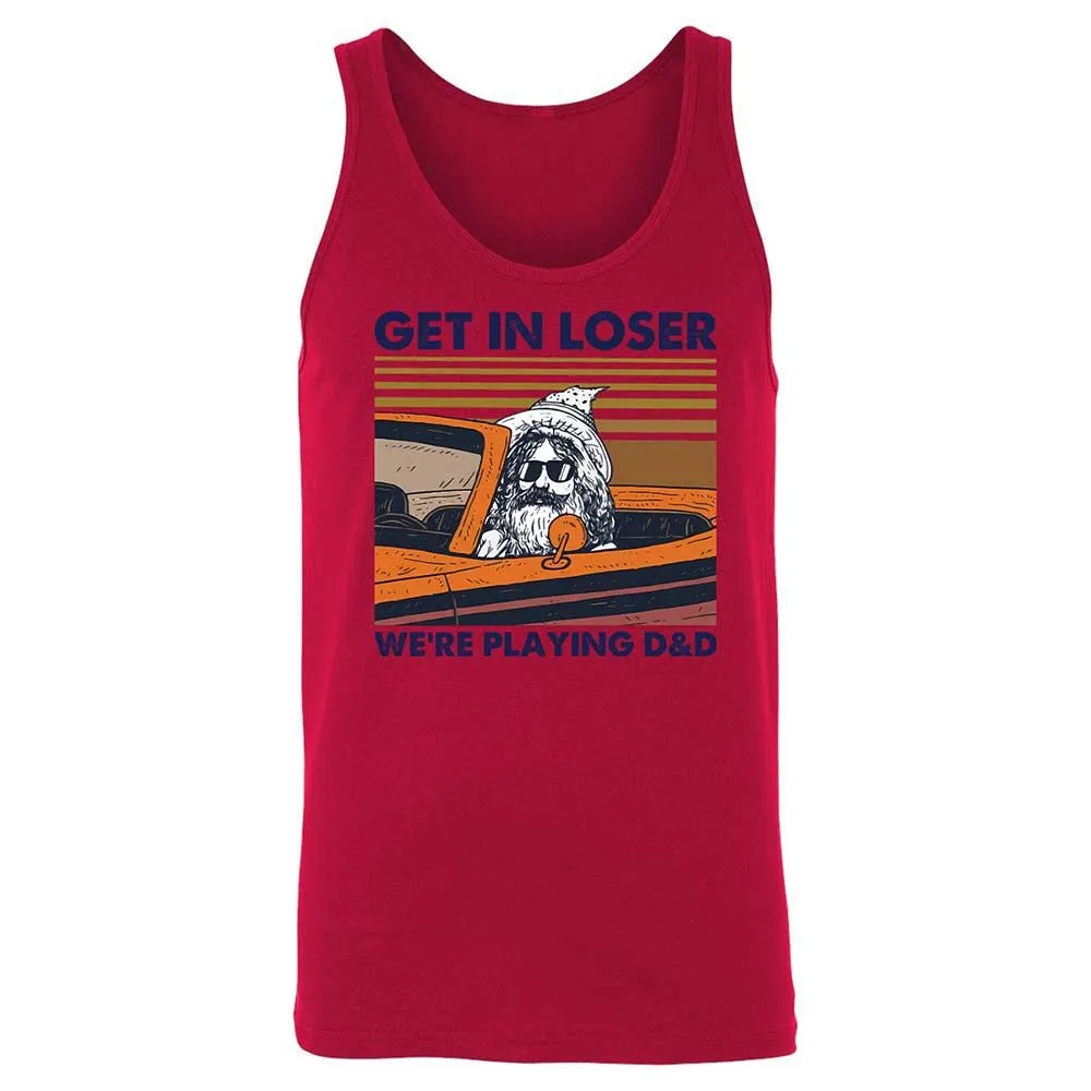 Get in Loser Unisex Jersey Tank - Red - 3