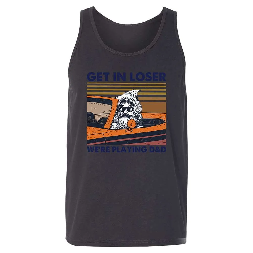 Get in Loser Unisex Jersey Tank - Dark Grey - 9