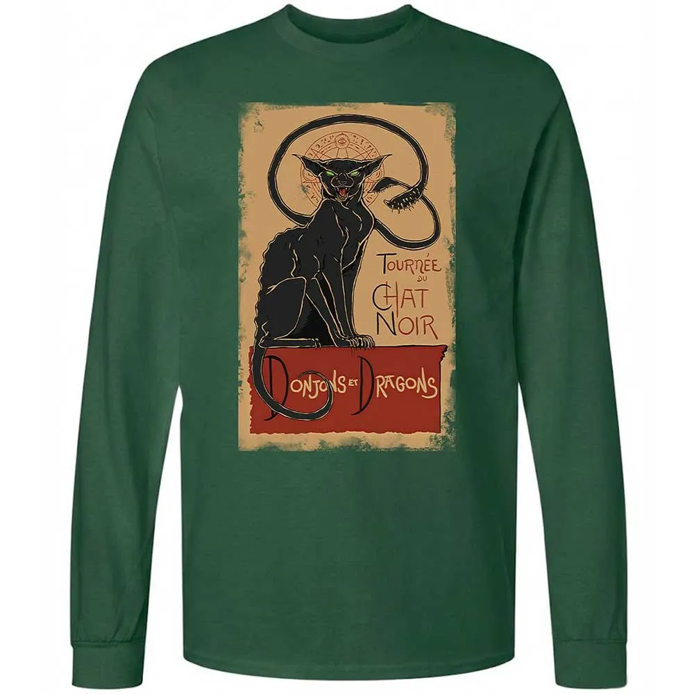 Tournee Du Chat Noir Long Sleeve T-Shirt - Forest Green - 4