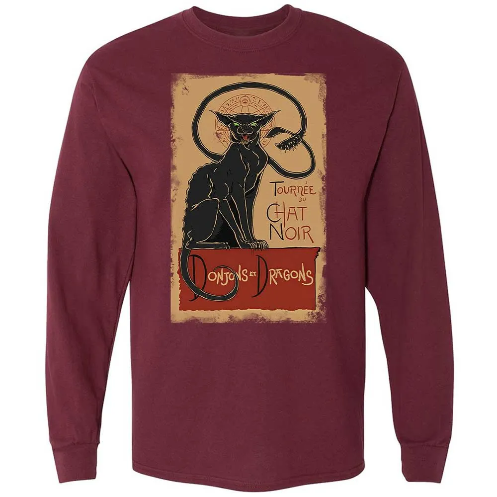 Tournee Du Chat Noir Long Sleeve T-Shirt - Maroon - 6