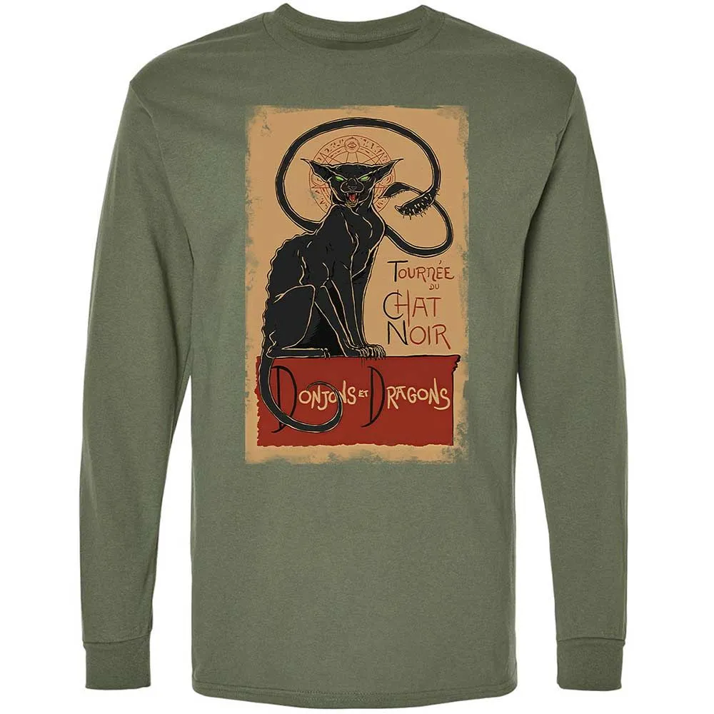 Tournee Du Chat Noir Long Sleeve T-Shirt - Military Green - 9