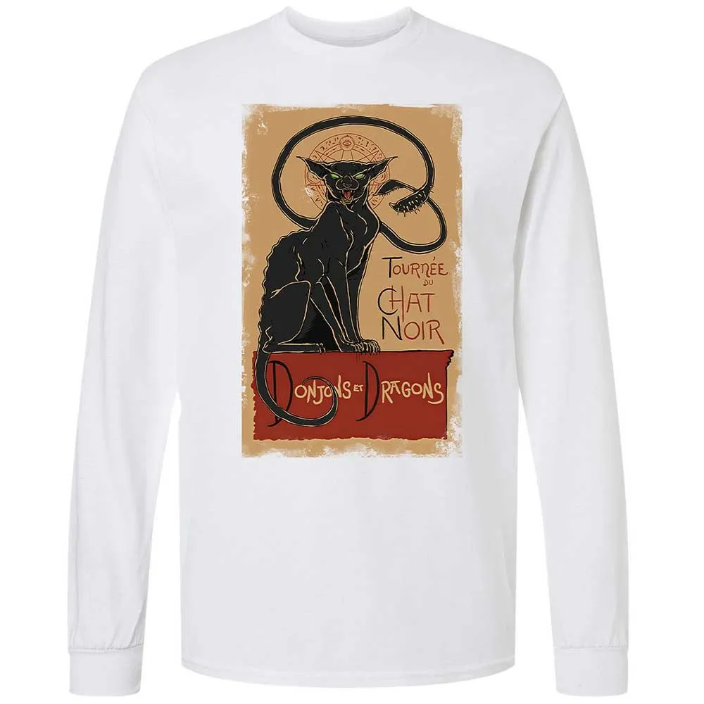 Tournee Du Chat Noir Long Sleeve T-Shirt - White - 17