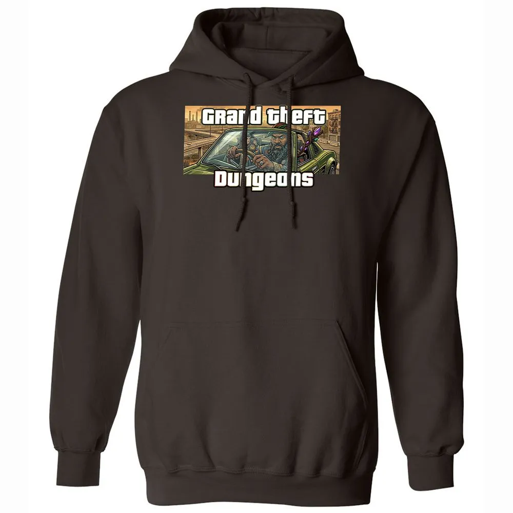 Grand Theft Dungeons Classic Unisex Hoodie - Dark Chocolate - 6