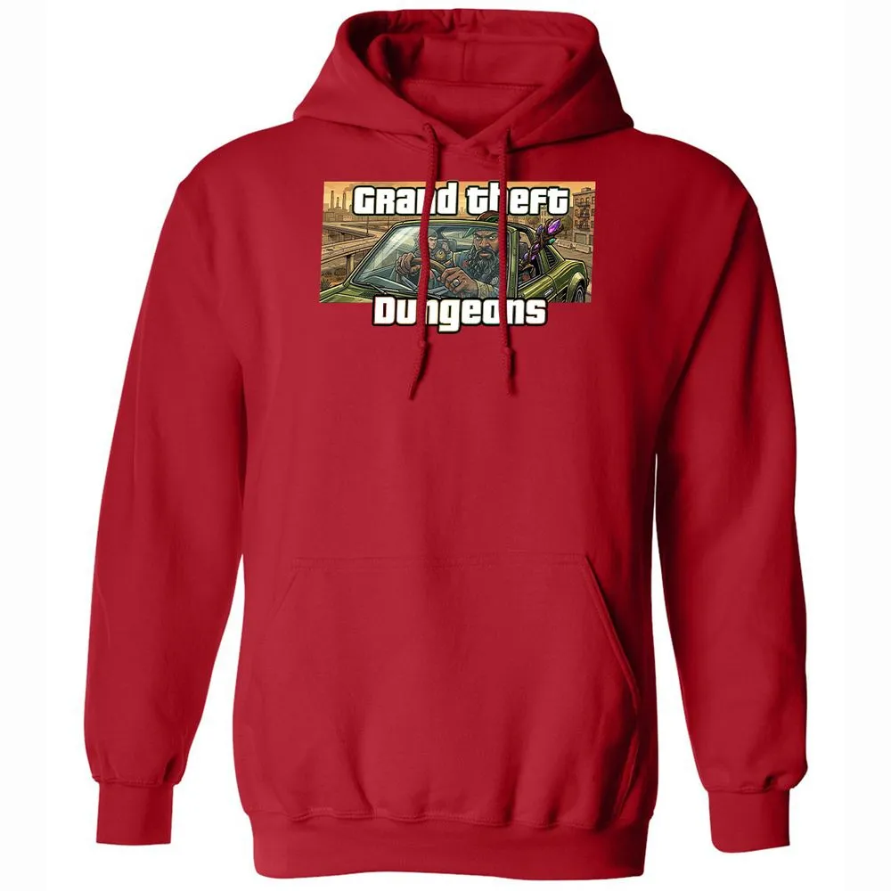 Grand Theft Dungeons Classic Unisex Hoodie - Red - 10