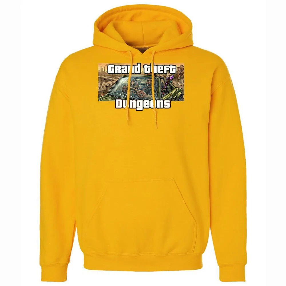 Grand Theft Dungeons Classic Unisex Hoodie - Gold - 15