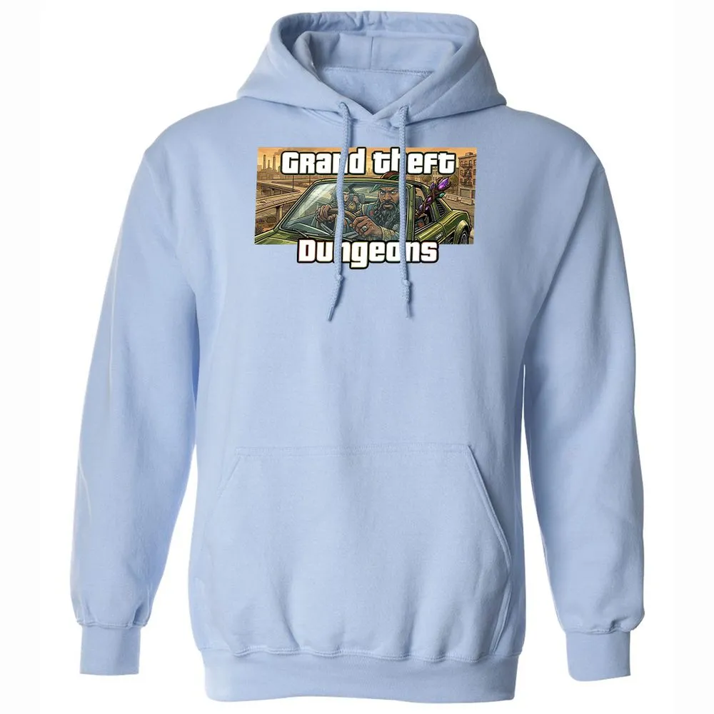 Grand Theft Dungeons Classic Unisex Hoodie - Light Blue - 17