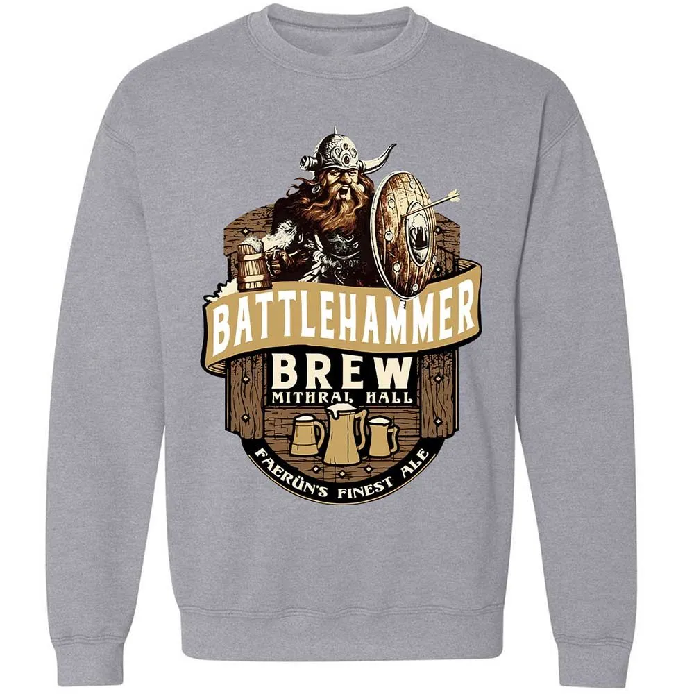 Battlehammer Brew Classic Unisex Sweatshirt - Sport Grey - 17