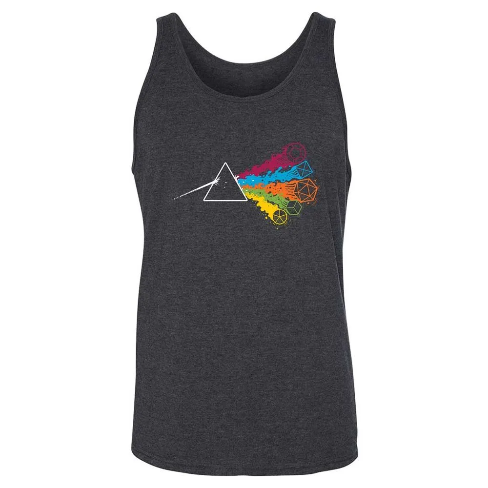 Dark Side Of The Dices Unisex Jersey Tank - Dark Grey Heather - 5