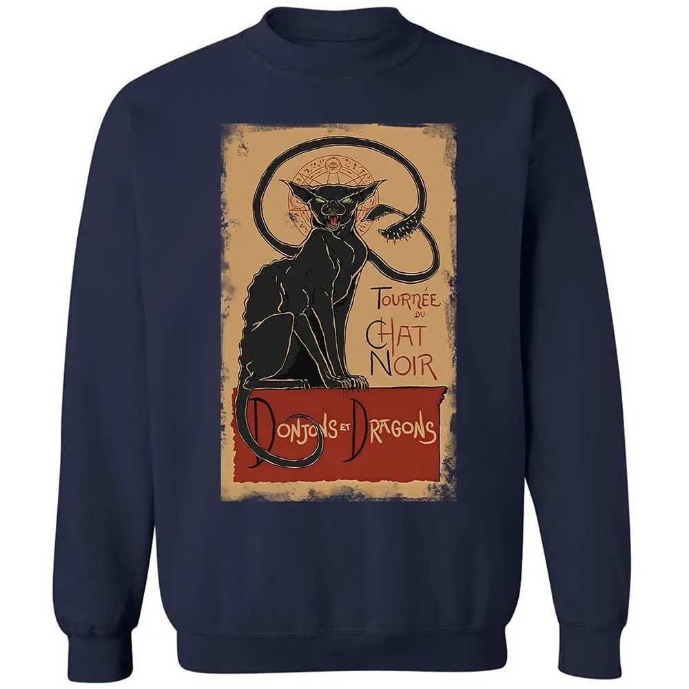 Tournee Du Chat Noir Classic Unisex Sweatshirt - Navy - 2
