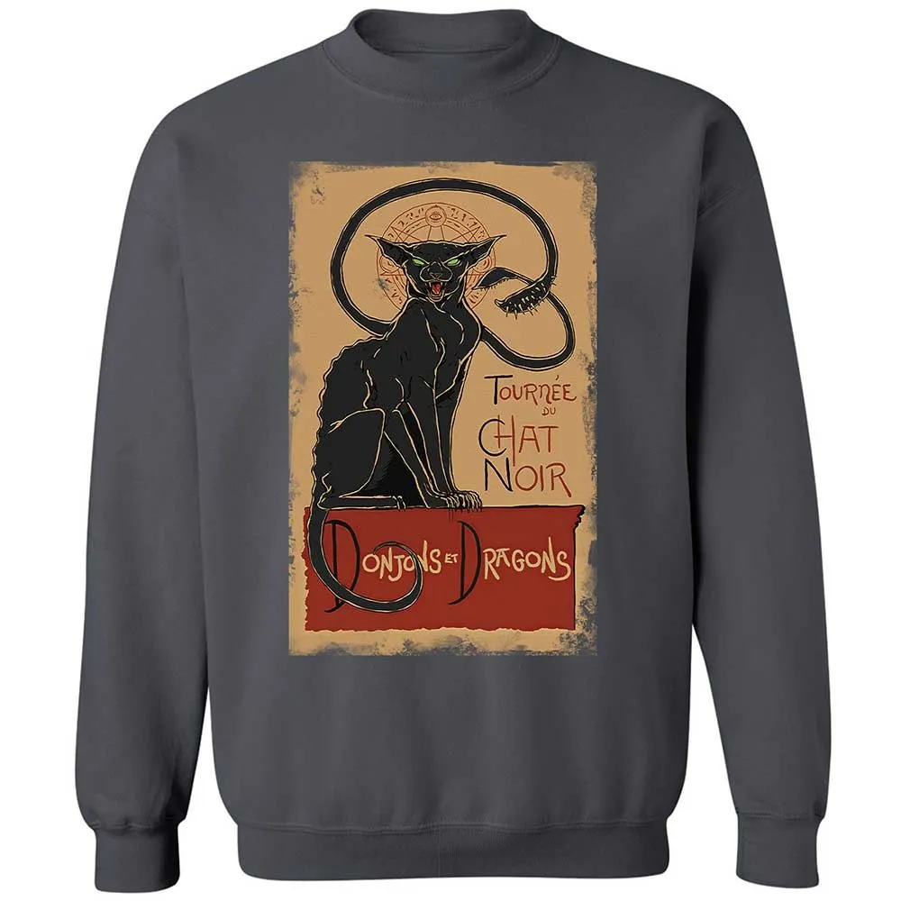 Tournee Du Chat Noir Classic Unisex Sweatshirt - Charcoal - 6