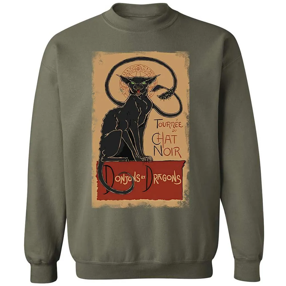 Tournee Du Chat Noir Classic Unisex Sweatshirt - Military Green - 9
