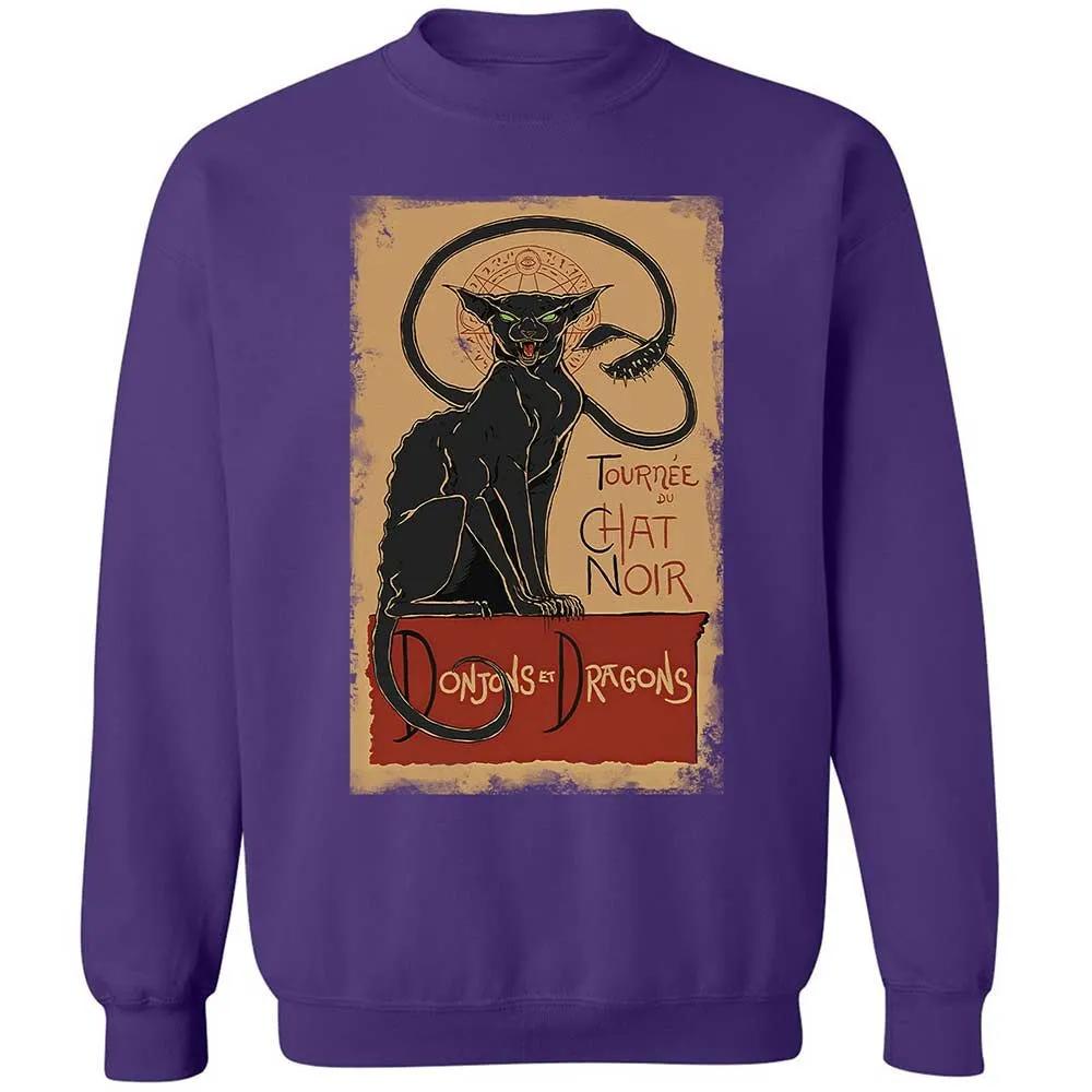 Tournee Du Chat Noir Classic Unisex Sweatshirt - Purple - 11