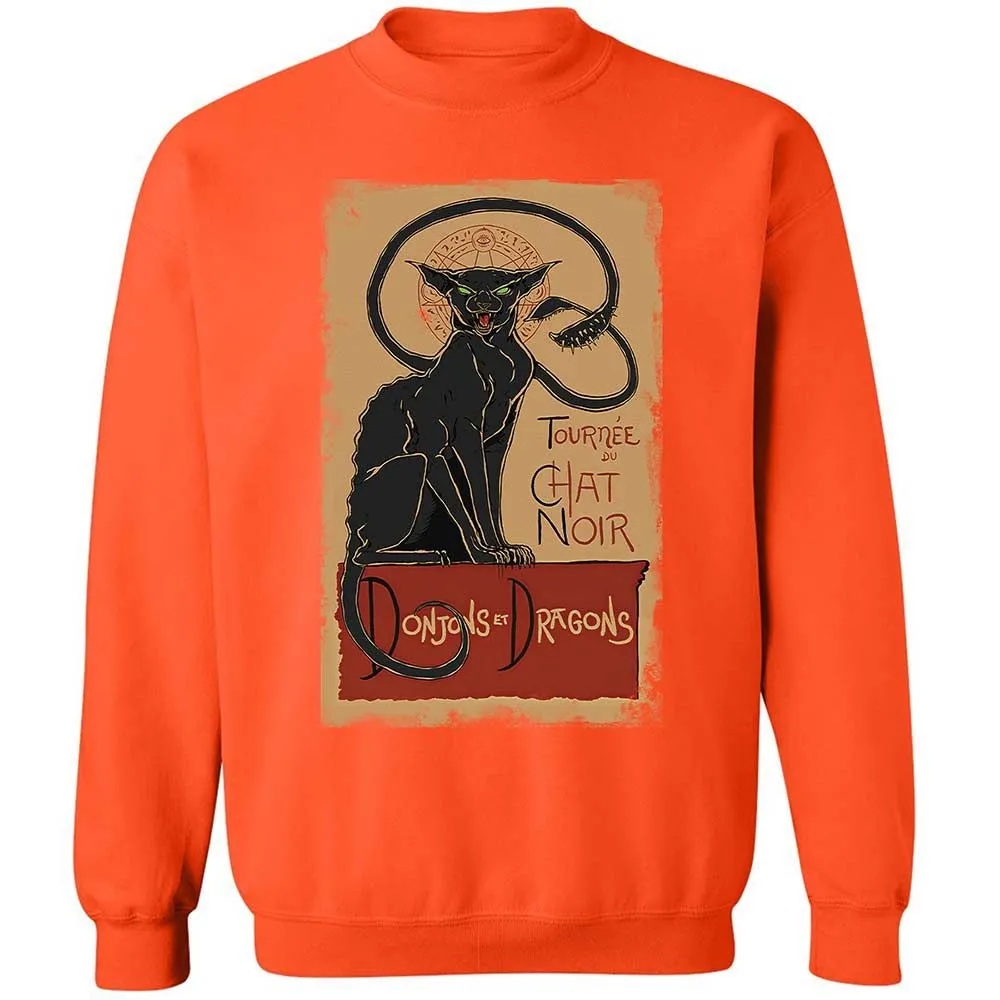 Tournee Du Chat Noir Classic Unisex Sweatshirt - Orange - 12