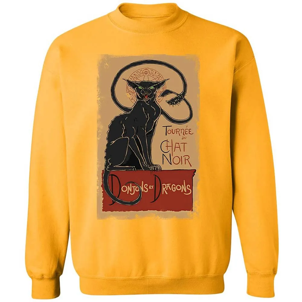 Tournee Du Chat Noir Classic Unisex Sweatshirt - Gold - 14