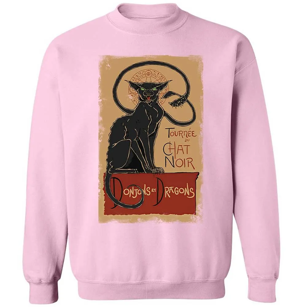 Tournee Du Chat Noir Classic Unisex Sweatshirt - Light Pink - 19