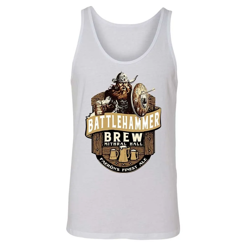 Battlehammer Brew Unisex Jersey Tank - White - 9