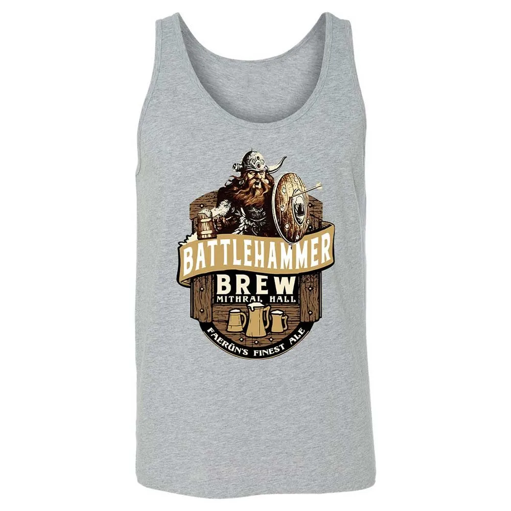 Battlehammer Brew Unisex Jersey Tank - Athletic Heather - 10