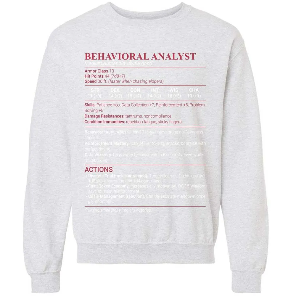 Behavioral Analyst - Ash - 16
