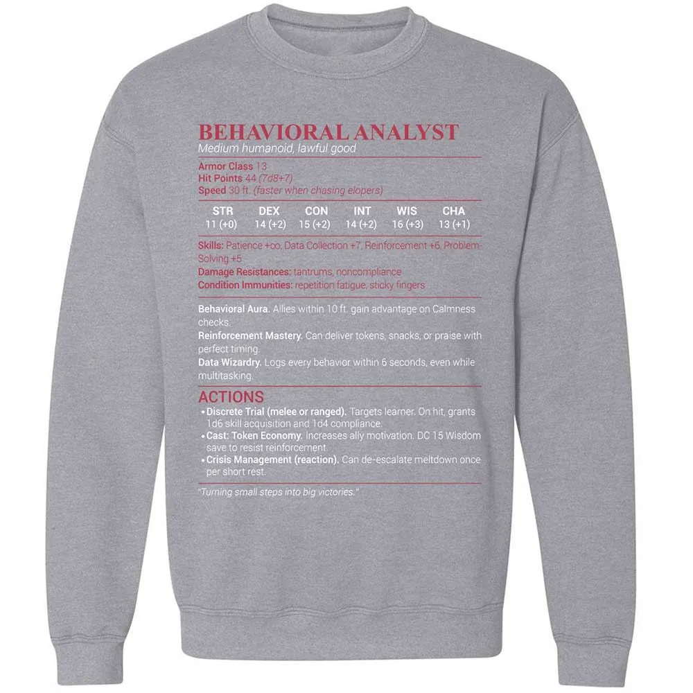 Behavioral Analyst - Sport Grey - 17
