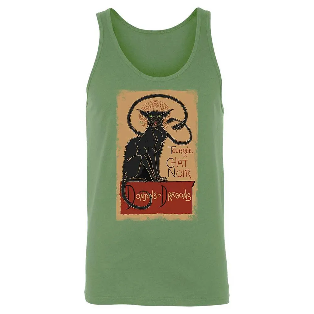 Tournee Du Chat Noir Unisex Jersey Tank - Leaf - 8
