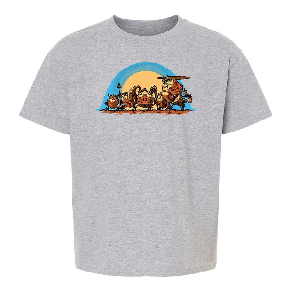The Fellowship Of The Dice Kids T-Shirt - Sport Grey - 3