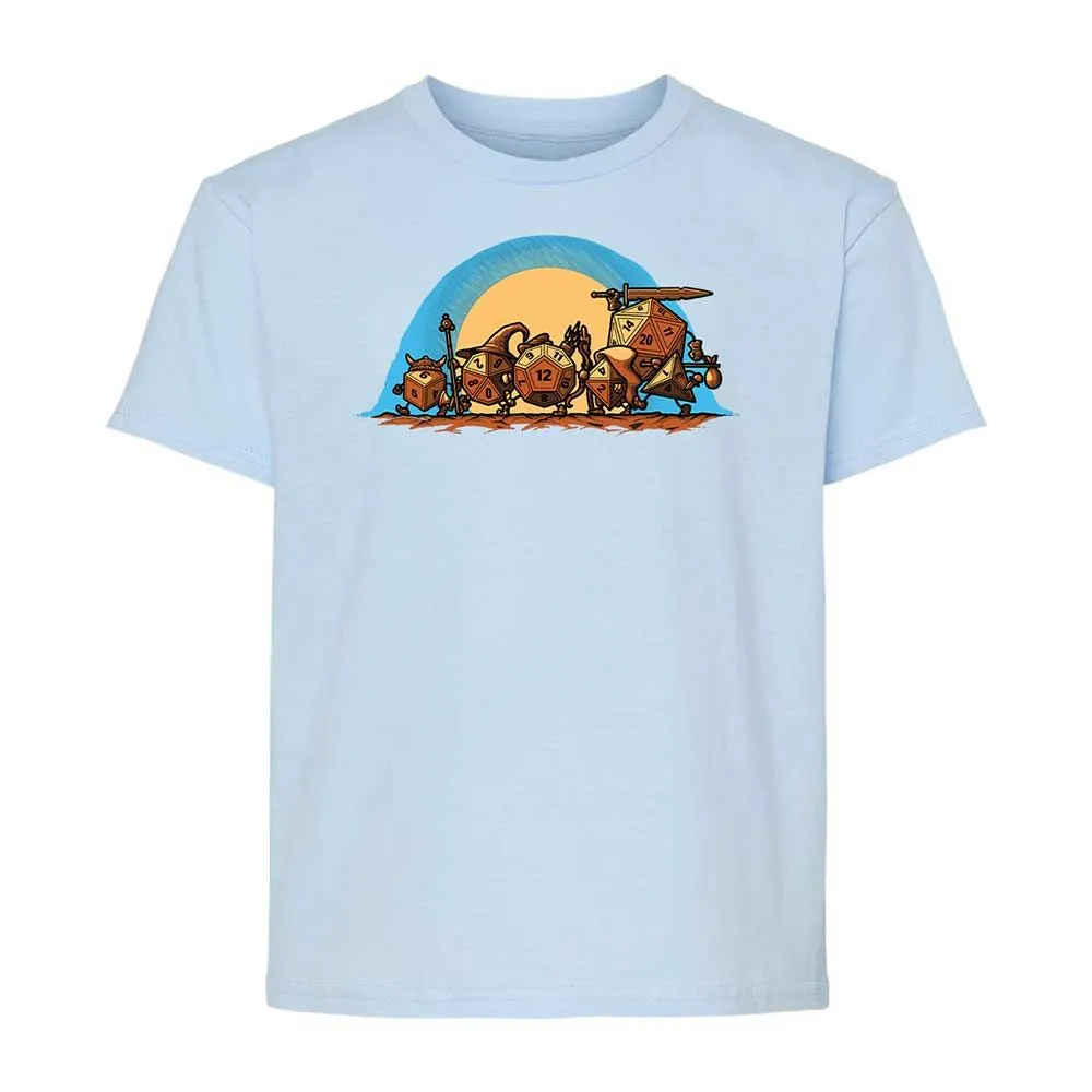 The Fellowship Of The Dice Kids T-Shirt - Light Blue - 6