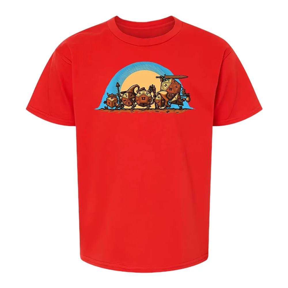 The Fellowship Of The Dice Kids T-Shirt - Red - 8