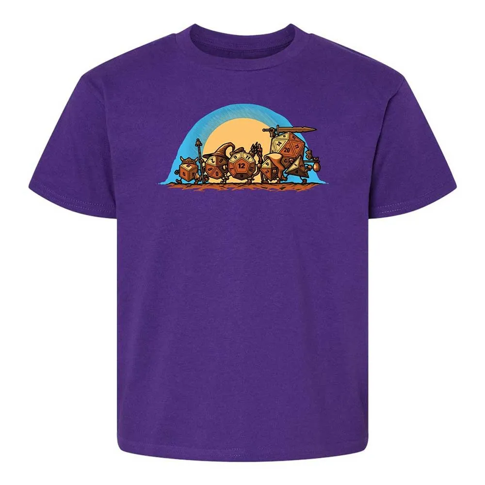 The Fellowship Of The Dice Kids T-Shirt - Purple - 17