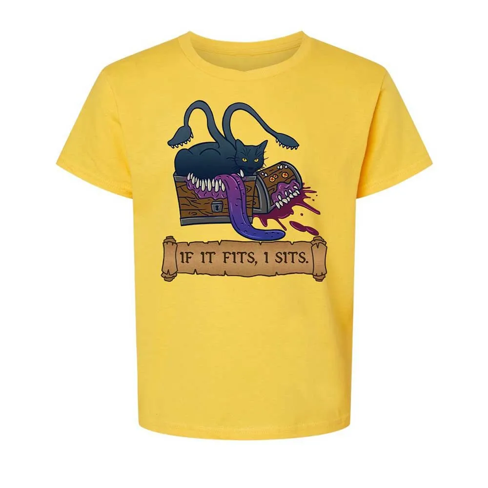 If It Fits I Sits Kids T-Shirt - Daisy - 9