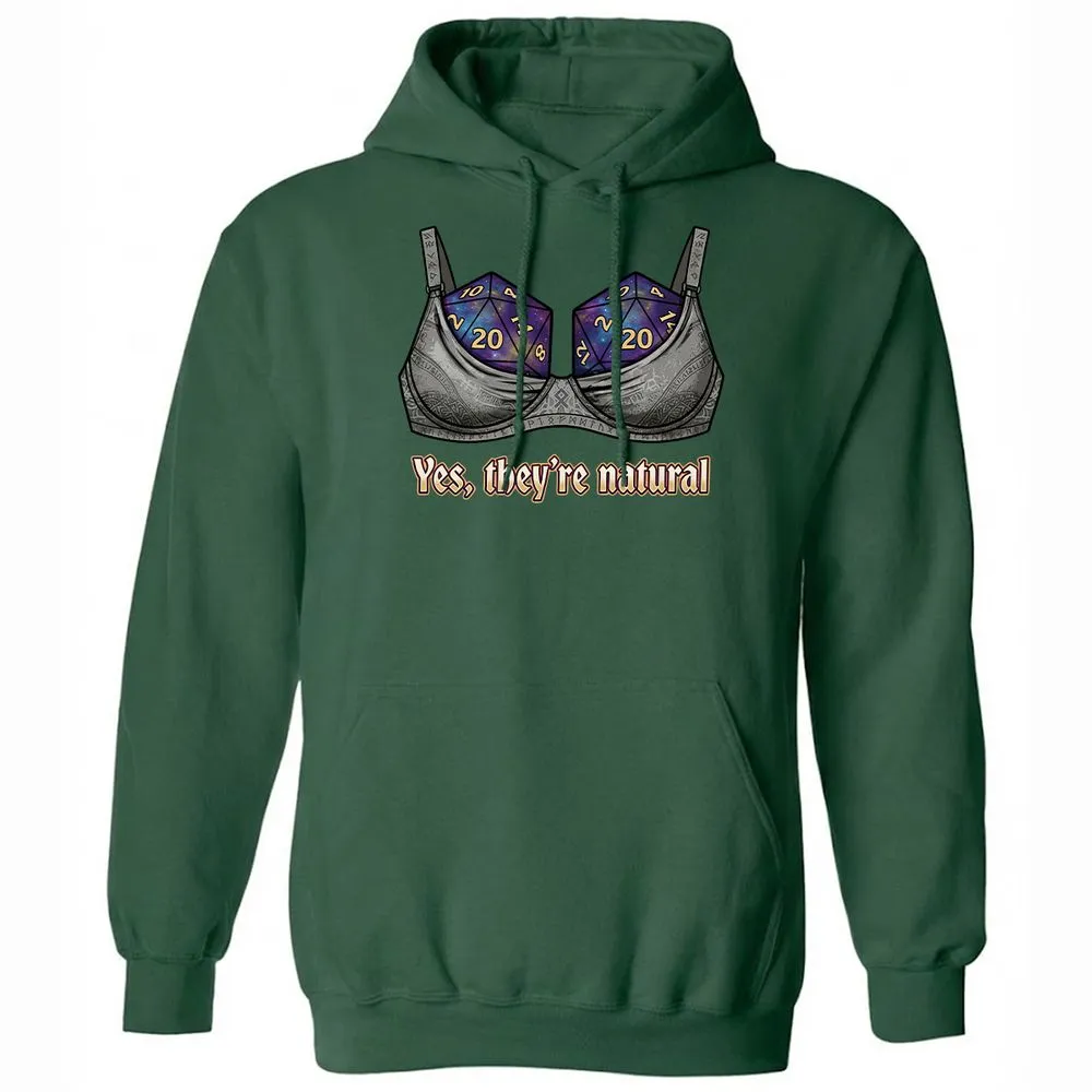 They Are Natural Nat20 Classic Unisex Hoodie - Forest Green - 3