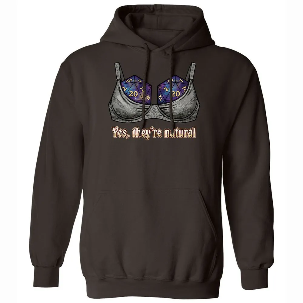 They Are Natural Nat20 Classic Unisex Hoodie - Dark Chocolate - 6