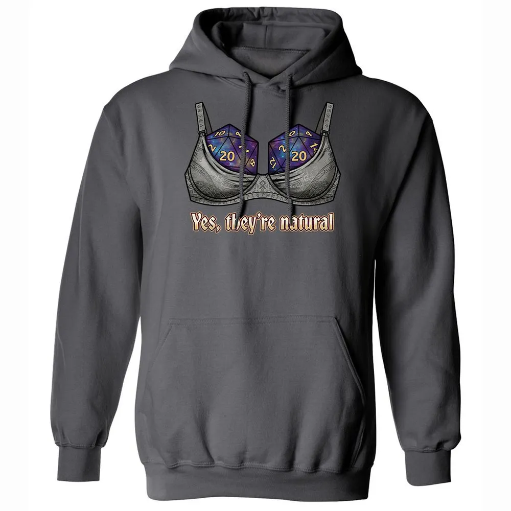 They Are Natural Nat20 Classic Unisex Hoodie - Charcoal - 8