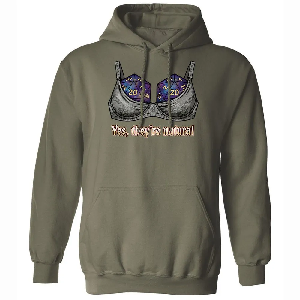 They Are Natural Nat20 Classic Unisex Hoodie - Military Green - 9