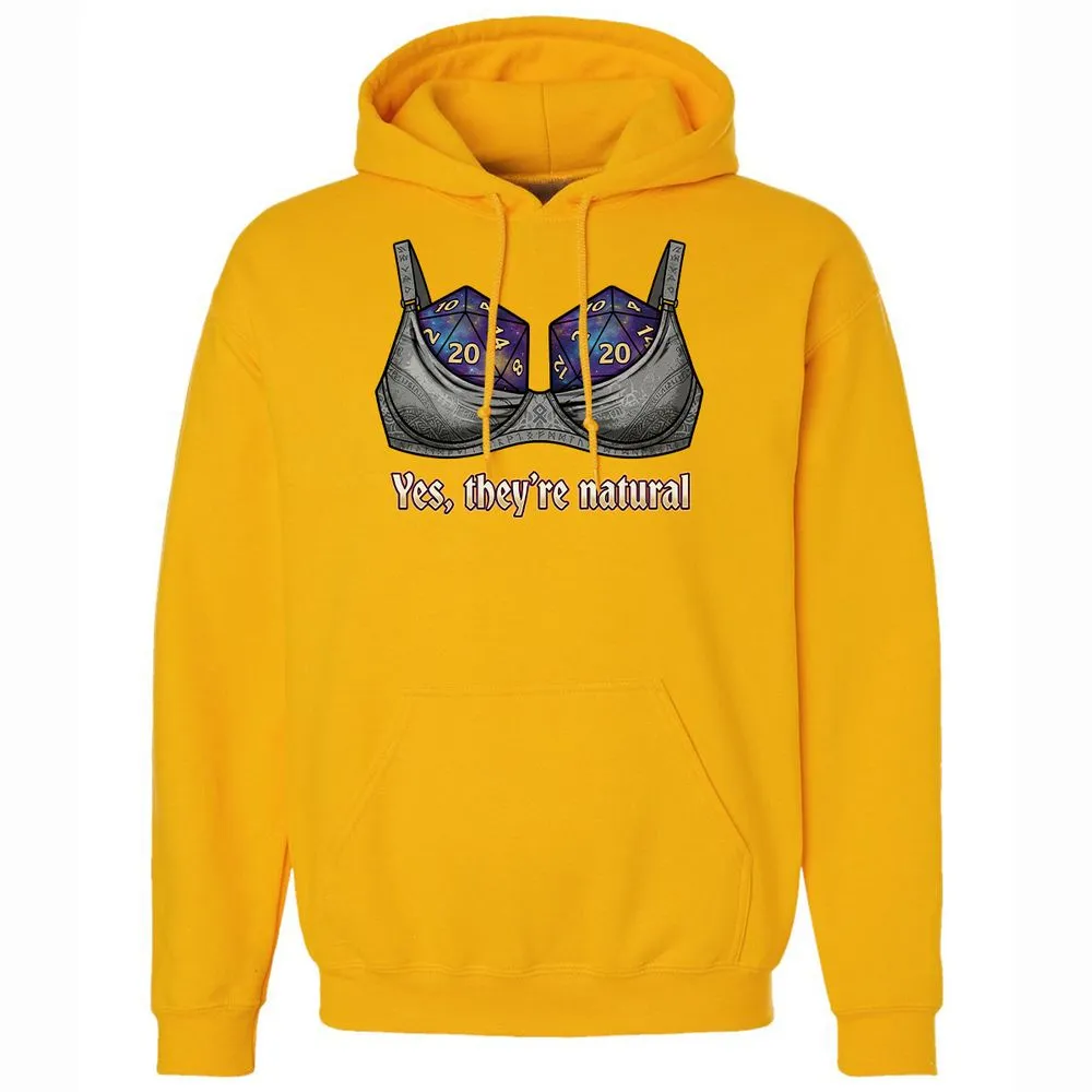 They Are Natural Nat20 Classic Unisex Hoodie - Gold - 15