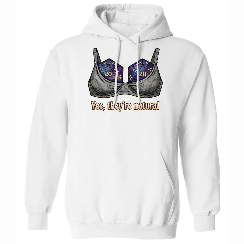 They Are Natural Nat20 Classic Unisex Hoodie - White - 20