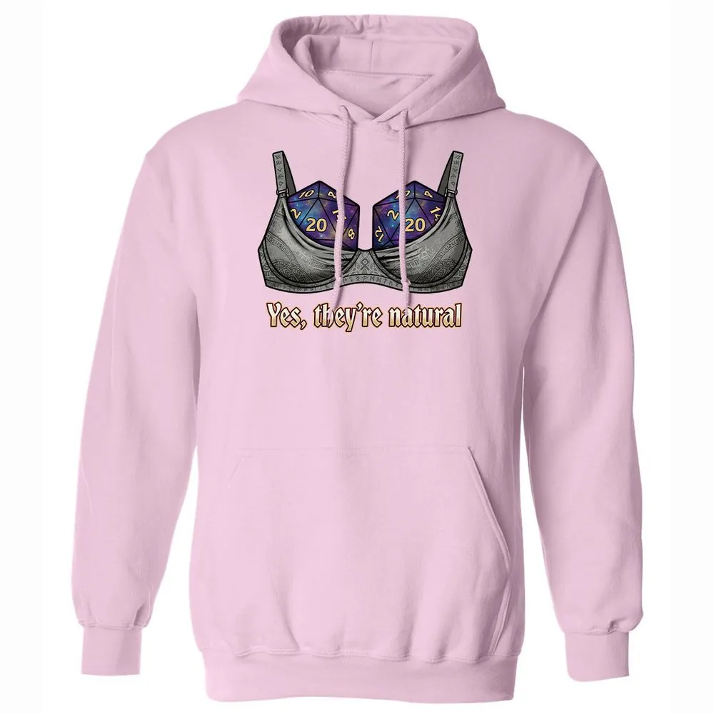 They Are Natural Nat20 Classic Unisex Hoodie - Light Pink - 21