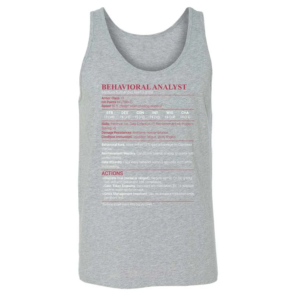 Behavioral Analyst - Athletic Heather - 10
