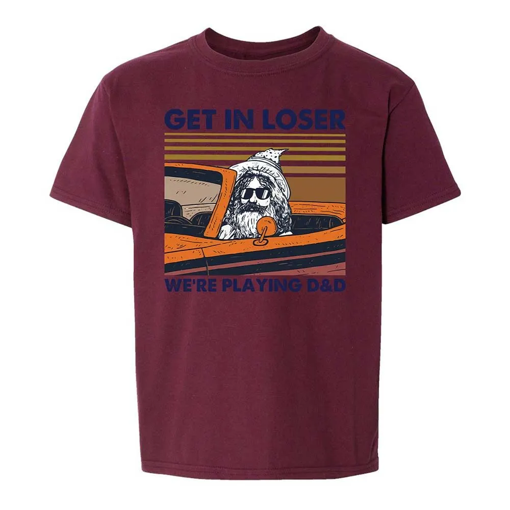 Get in Loser Kids T-Shirt - Maroon - 19