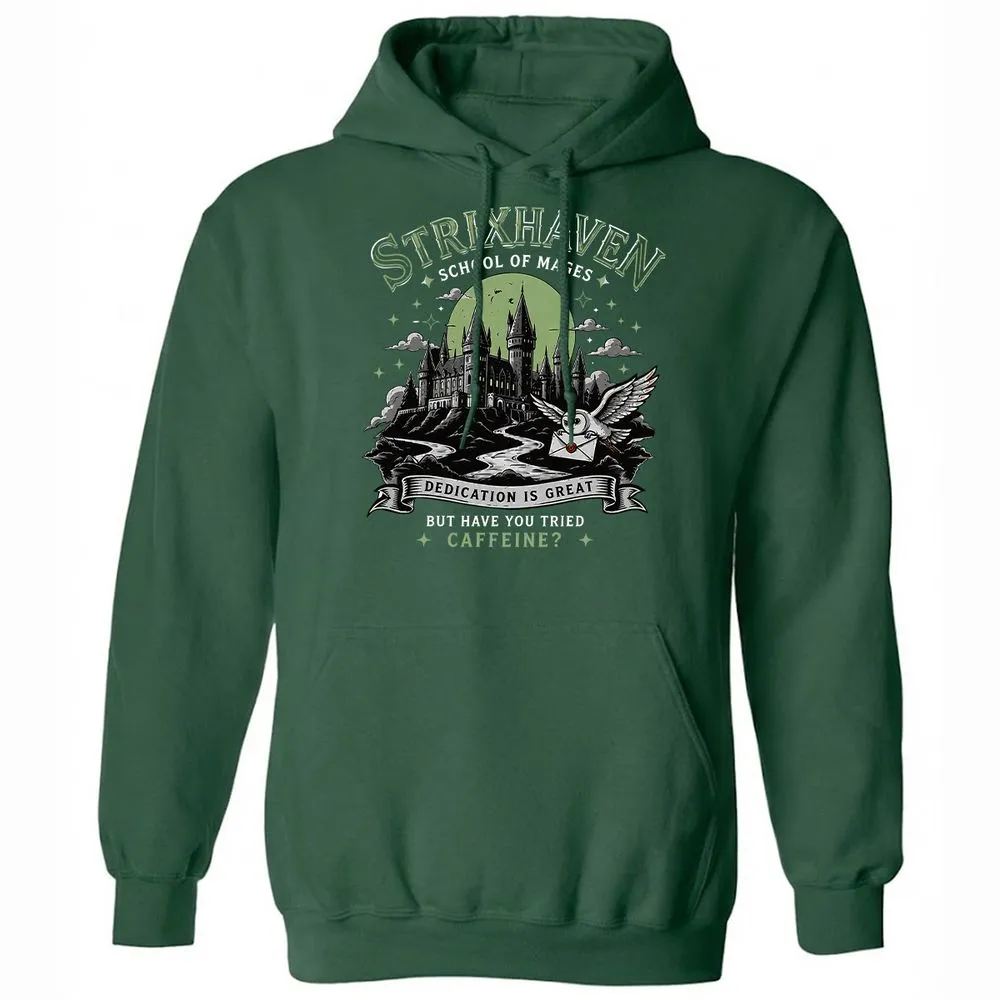 Strixhaven - School Of Mages Classic Unisex Hoodie - Forest Green - 3
